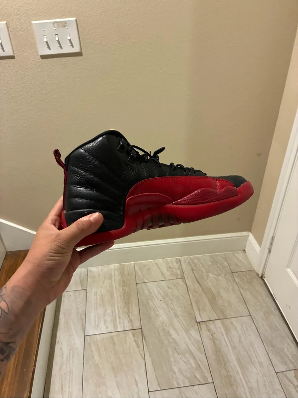 Jordan Men's Basketball Sneakers - Red/Black